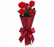 Букет 5 Красных роз Эдлесс Лав в Средней Елюзани
