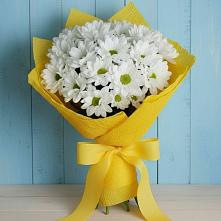 Букет цветов из:  Хризантемы #REPLACE_PRED# Средней Елюзани