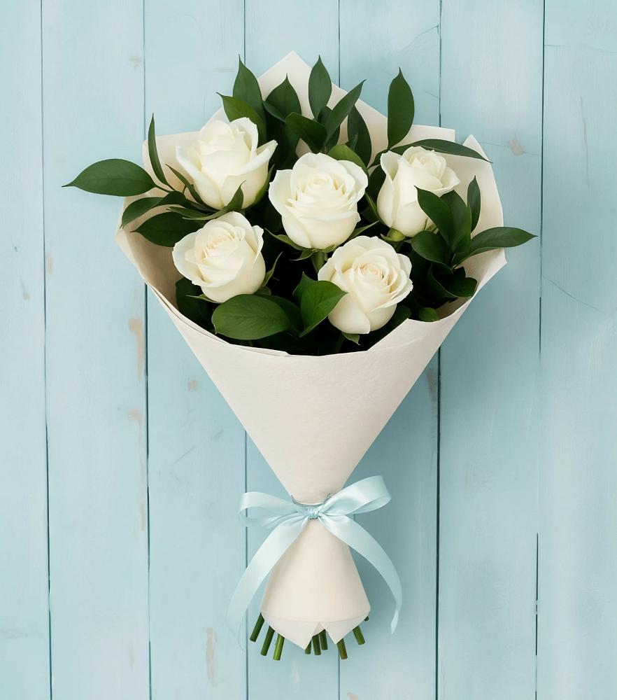 Букет цветов из: Розы в Средней Елюзани