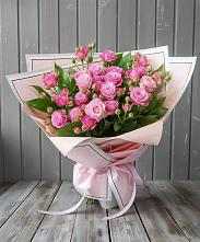 Букет Розовый кустик #REPLACE_PRED# Средней Елюзани