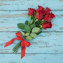 Букет Красные розы в Средней Елюзани