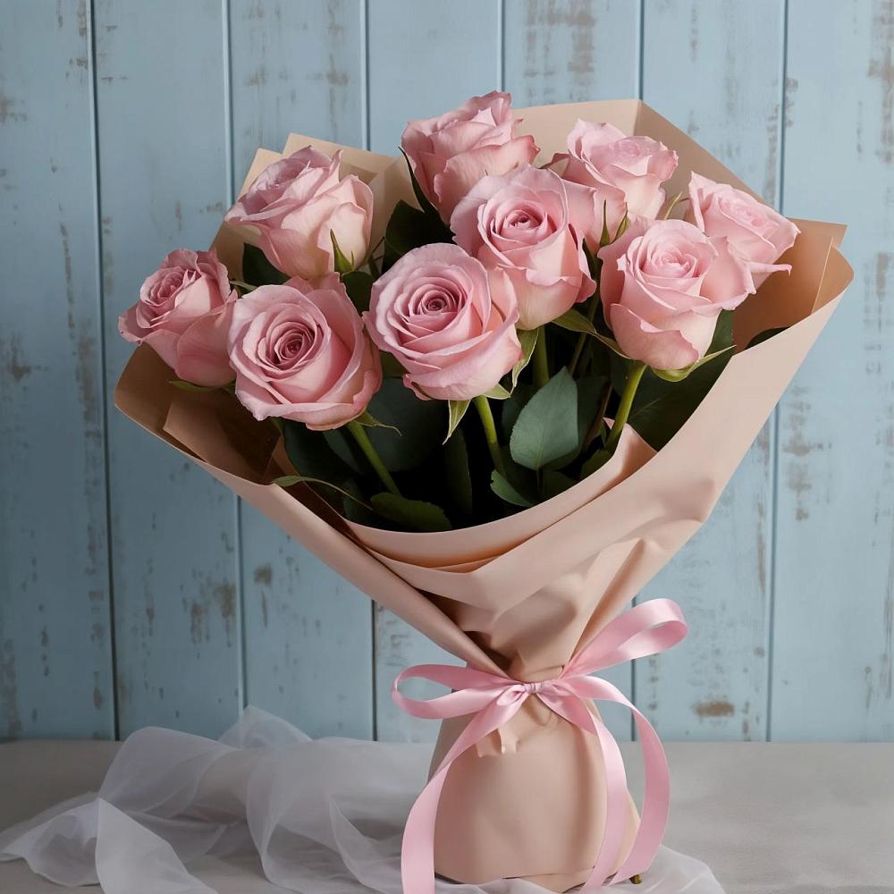 Букет цветов из: Розы в Средней Елюзани