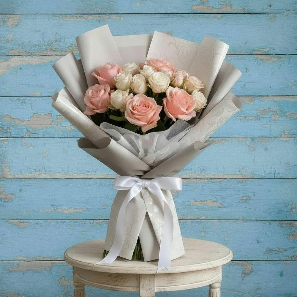 Букет цветов из: Розы в Средней Елюзани