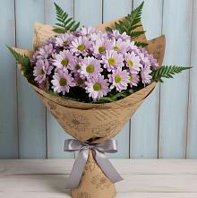 Букет цветов из:  Хризантемы в Средней Елюзани