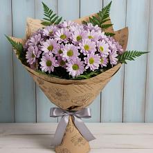 Букет цветов из:  Хризантемы в Средней Елюзани