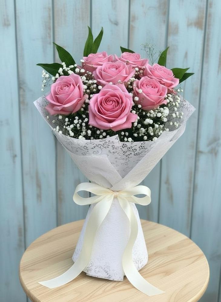 Букет цветов из: Розы в Средней Елюзани