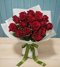 Букет Красные розы в Средней Елюзани