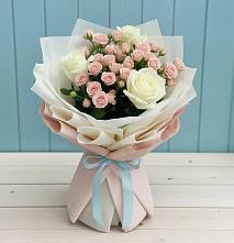 Букет цветов из:  Розы #REPLACE_PRED# Средней Елюзани