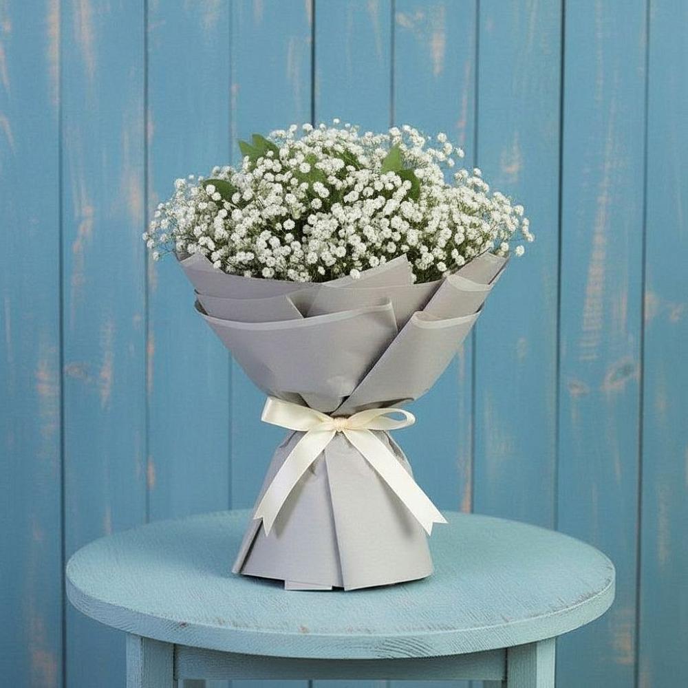 Букет цветов из: Гипсофила в Средней Елюзани