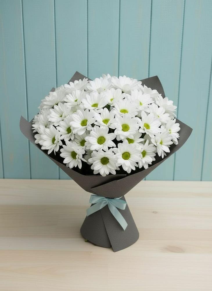 Букет цветов из: Хризантемы в Средней Елюзани