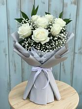 Букет цветов из:  Розы #REPLACE_PRED# Средней Елюзани