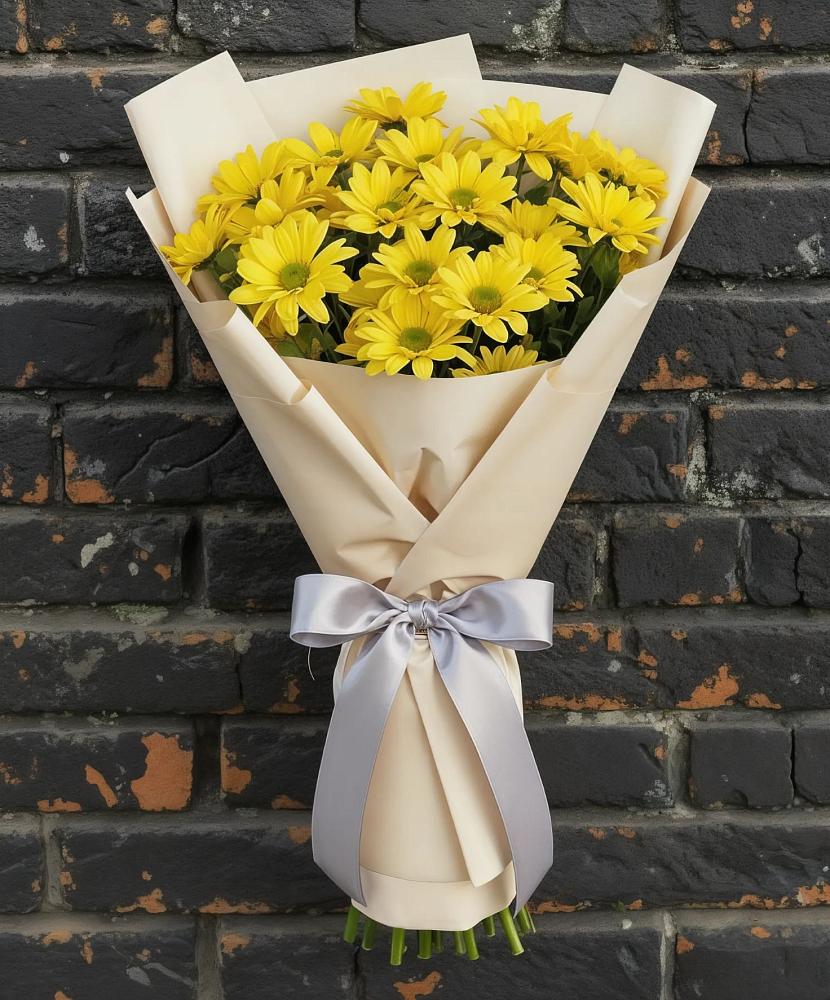 Букет цветов из: Хризантемы в Средней Елюзани