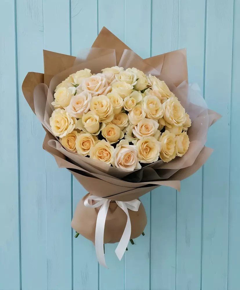 Букет Кремовое облако в Средней Елюзани